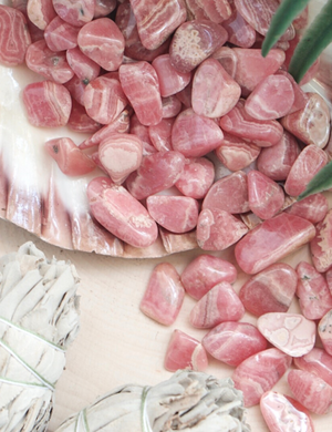 Tumbled A-Grade Rhodochrosite for Emotional Release