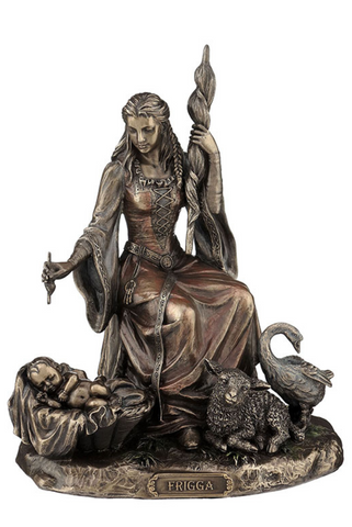 Cerridwen Goddess with Cauldron of Knowledge Statue