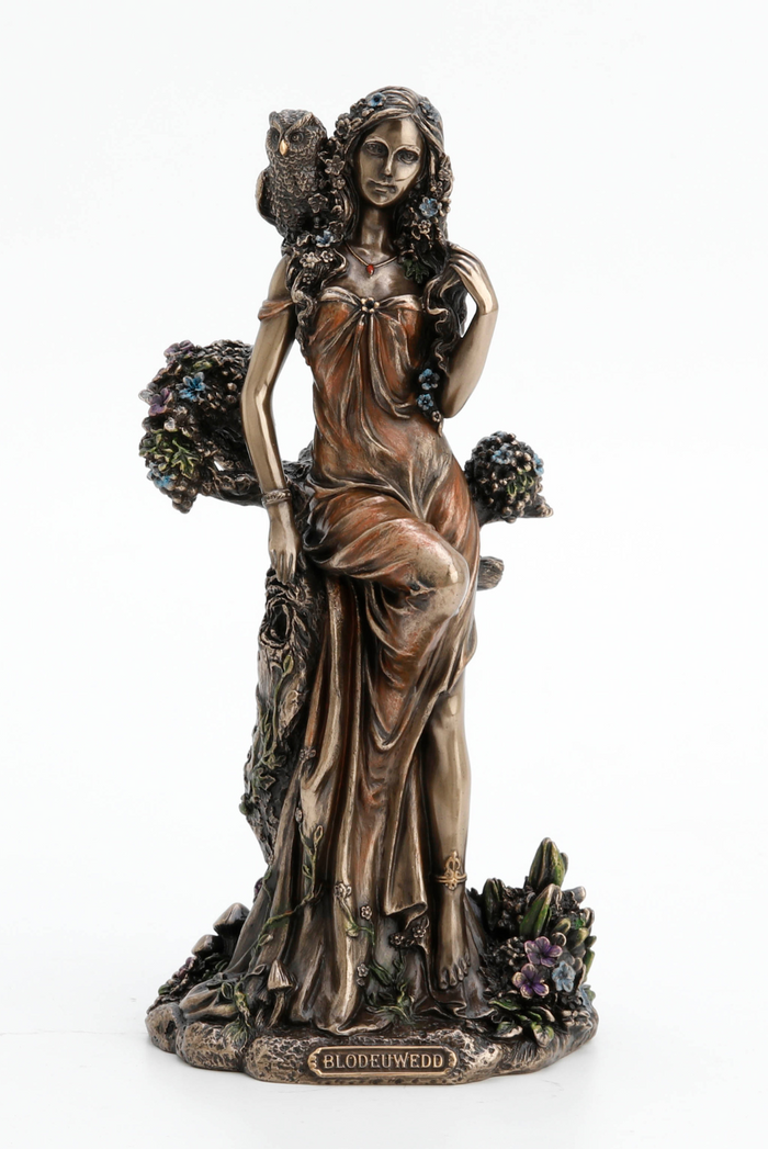 Springtime Blodeuwedd Celtic Goddess Statue