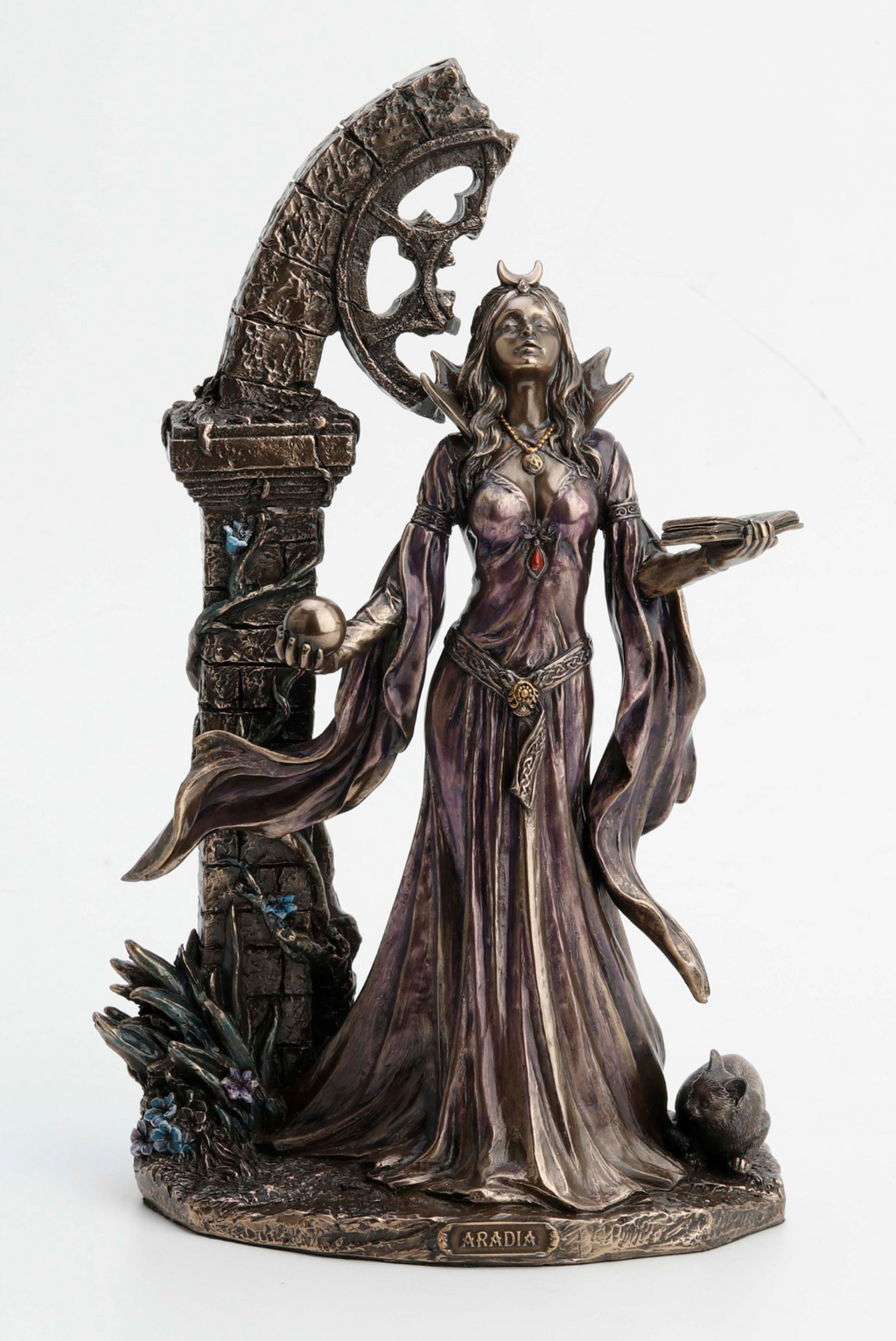 Aradia Queen of Witches Cold Cast Bronze Statue