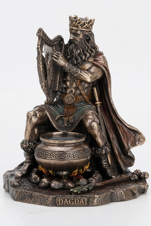 Druid King Dagda Cold Cast Bronze Statue