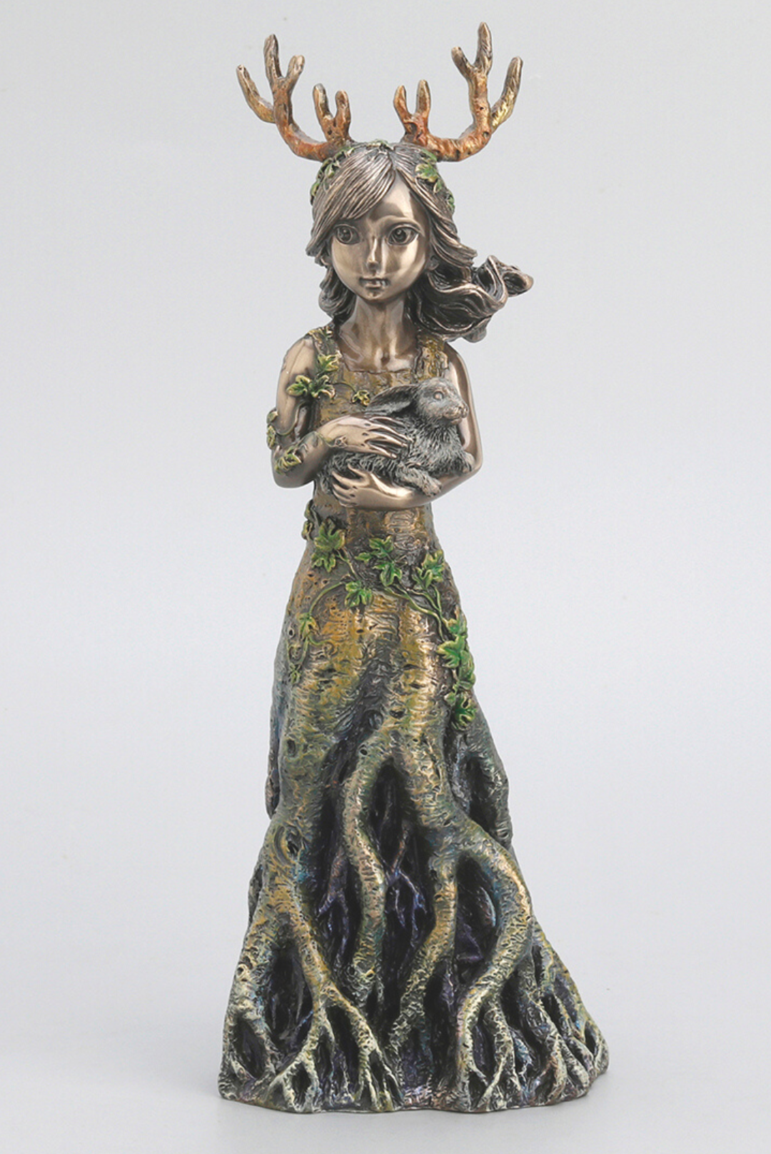Deer Spirit Druid Goddess Statue