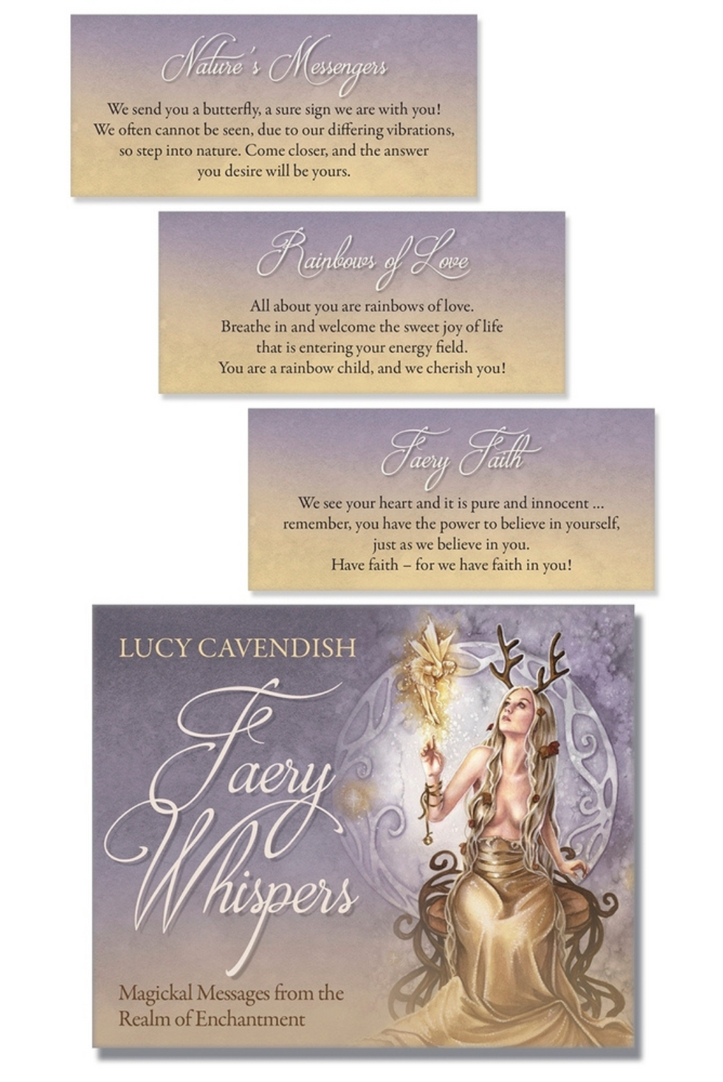 Faery Whispers Affirmation Deck by Lucy Cavendish
