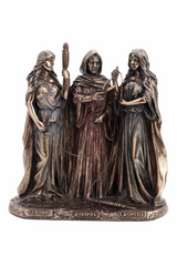 Three Fates of Destiny Cold Cast Bronze Statue