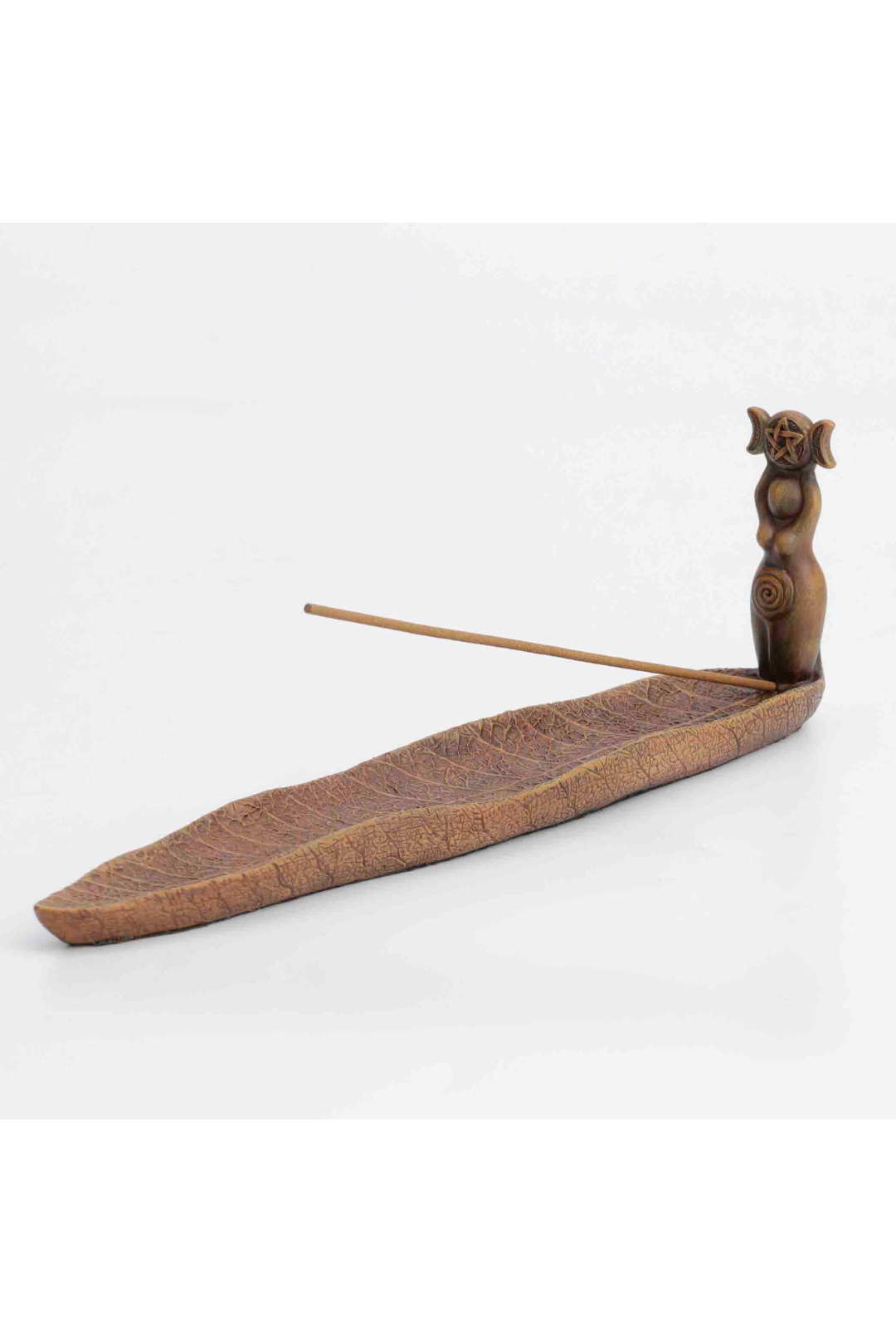 Triple Moon Spiral Goddess Incense Holder