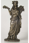 Brigit Triple Candle Holder Shrine Statue by Mickie Mueller