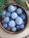 Blue Lace Agate Mini Spheres for Happiness & Personal Growth