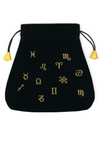 Velveteen Embroidered Drawstring Pouches - Various Styles