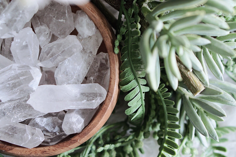 Clear Quartz Points for Amplifying Energy & Intention