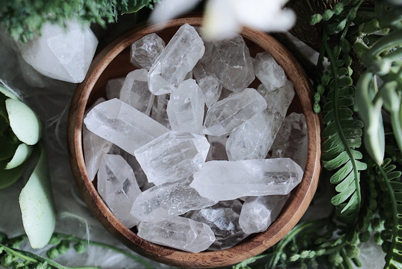 Clear Quartz Points for Amplifying Energy & Intention