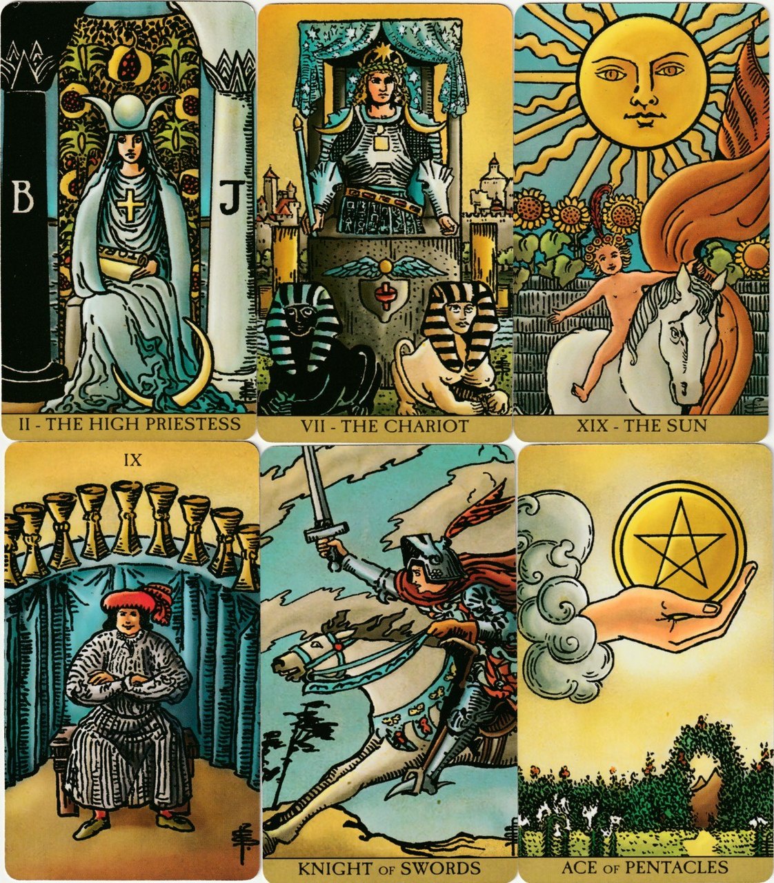 Radiant Wise Spirit Tarot by Arthur Edward Waite & Pamela Colman Smith & Sasha Graham