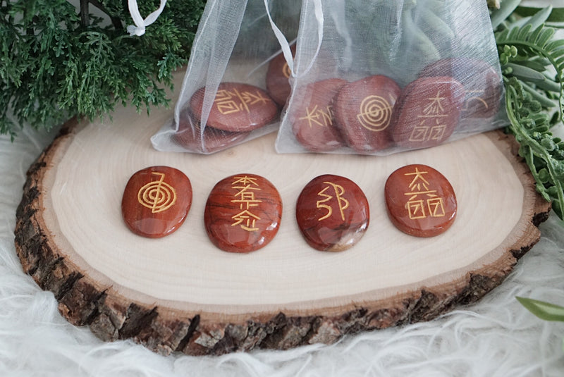 Crystal Palm Stone Reiki Healing Kits