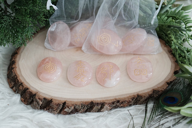 Crystal Palm Stone Reiki Healing Kits