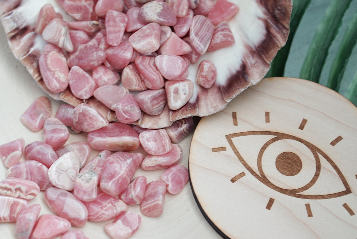 Tumbled A-Grade Rhodochrosite for Emotional Release
