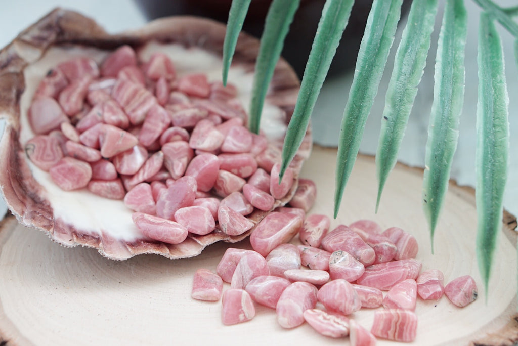 Tumbled A-Grade Rhodochrosite for Emotional Release