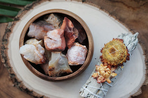 Rough Carnelian for Creativity & Energy