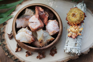 Rough Carnelian for Creativity & Energy