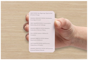 Moon Phase Wallet Cards