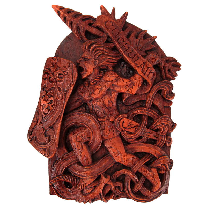 Cuchulain Celtic Warrior Wall Plaque