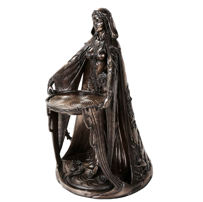 Cold Cast Bronze Danu Statue by Maxine Miller