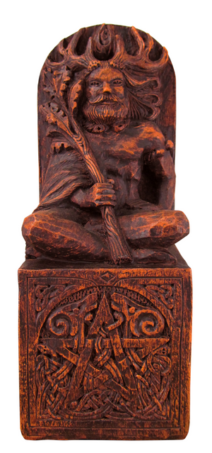 Seated Forest God Statue - Various Colors