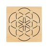 Seed of Life Square Crystal Grid Base