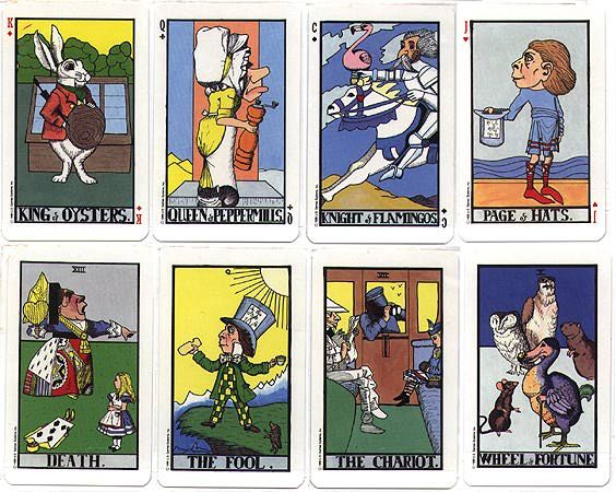 Wonderland Tarot in a Tin by Chris Abbey & Morgana Abbey
