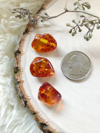 Tumbled Baltic Amber for Joy & Healing