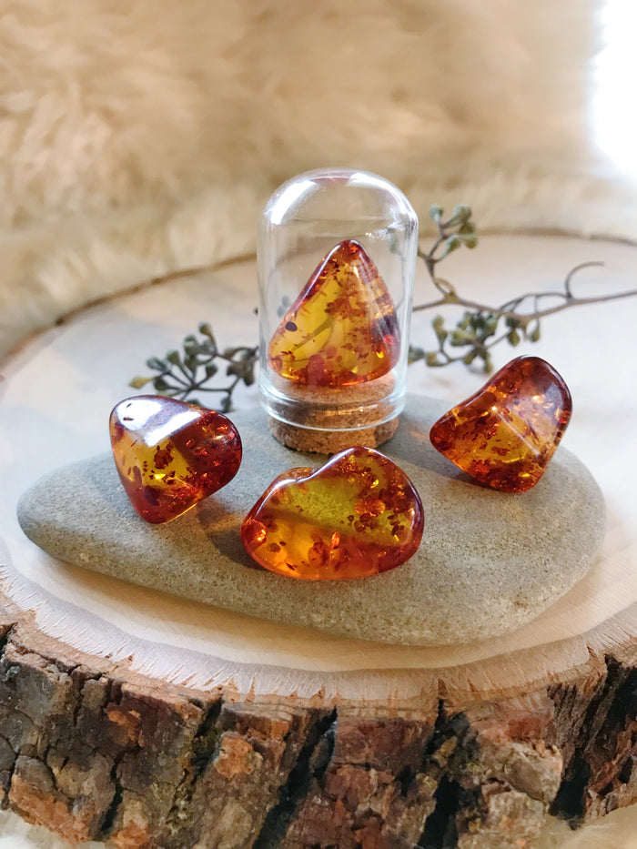 Tumbled Baltic Amber for Joy & Healing