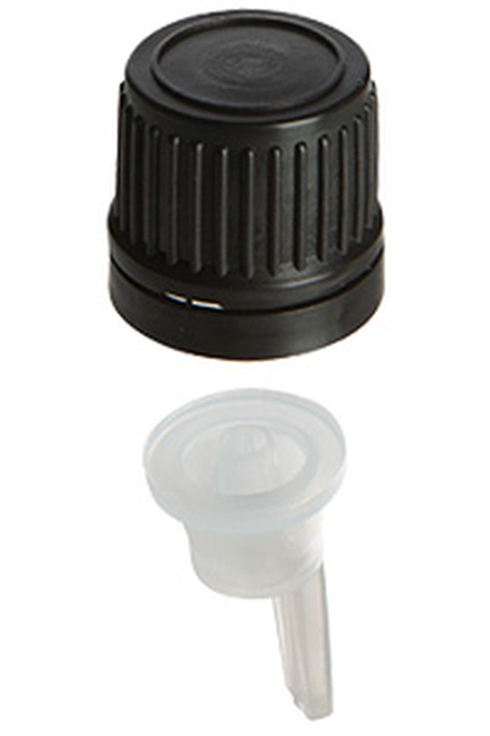 Glass Drip Cap Bottles - Various Colors & Sizes