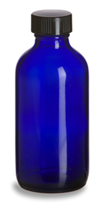 Glass Apothecary Bottle with Cap - Various Colors