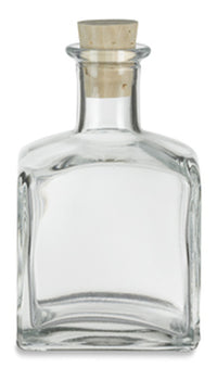 Clear Glass Potion Bottles with Cork - Various Shapes