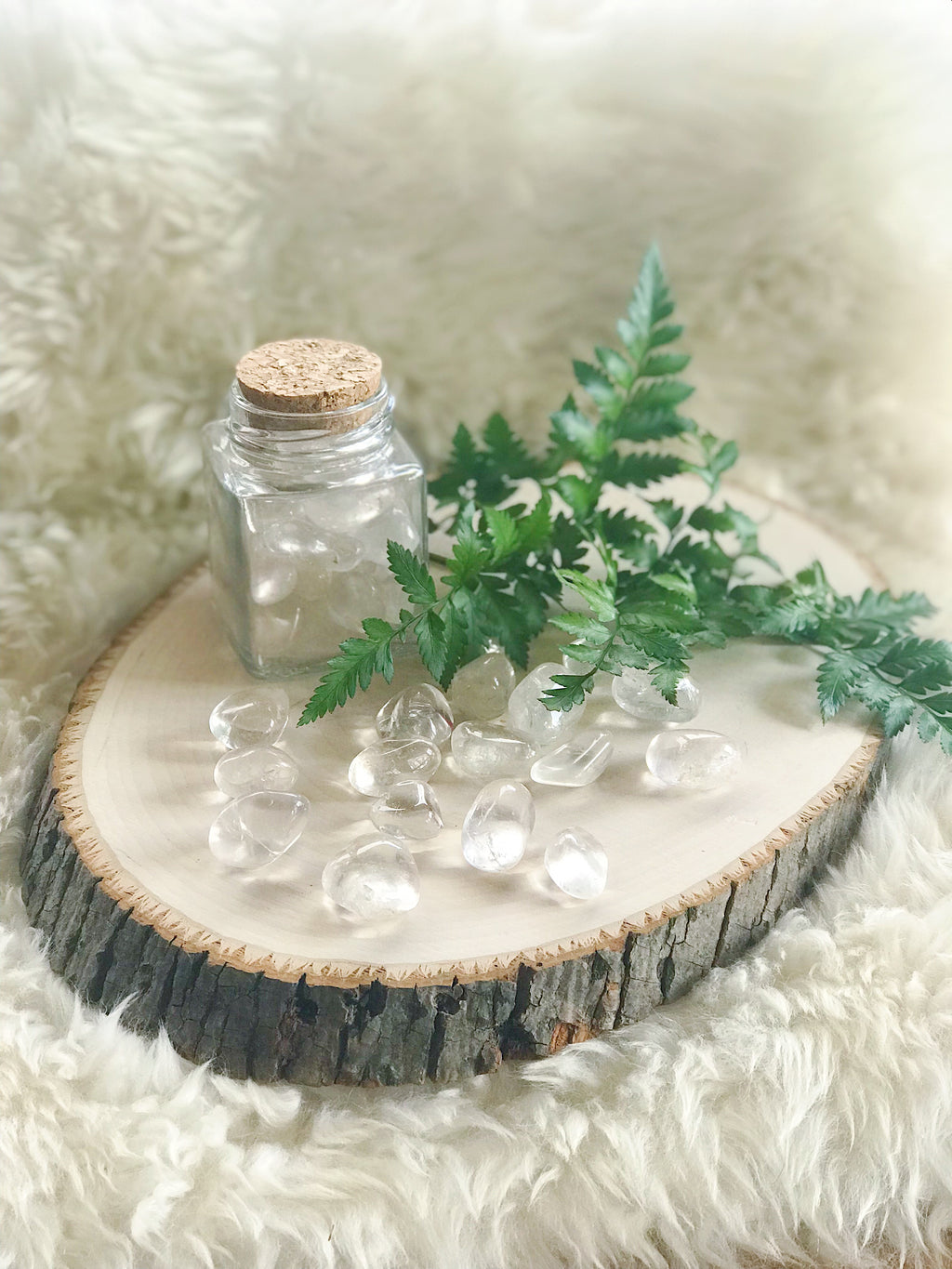 Tumbled Clear Quartz for Amplifying Energy & Intention