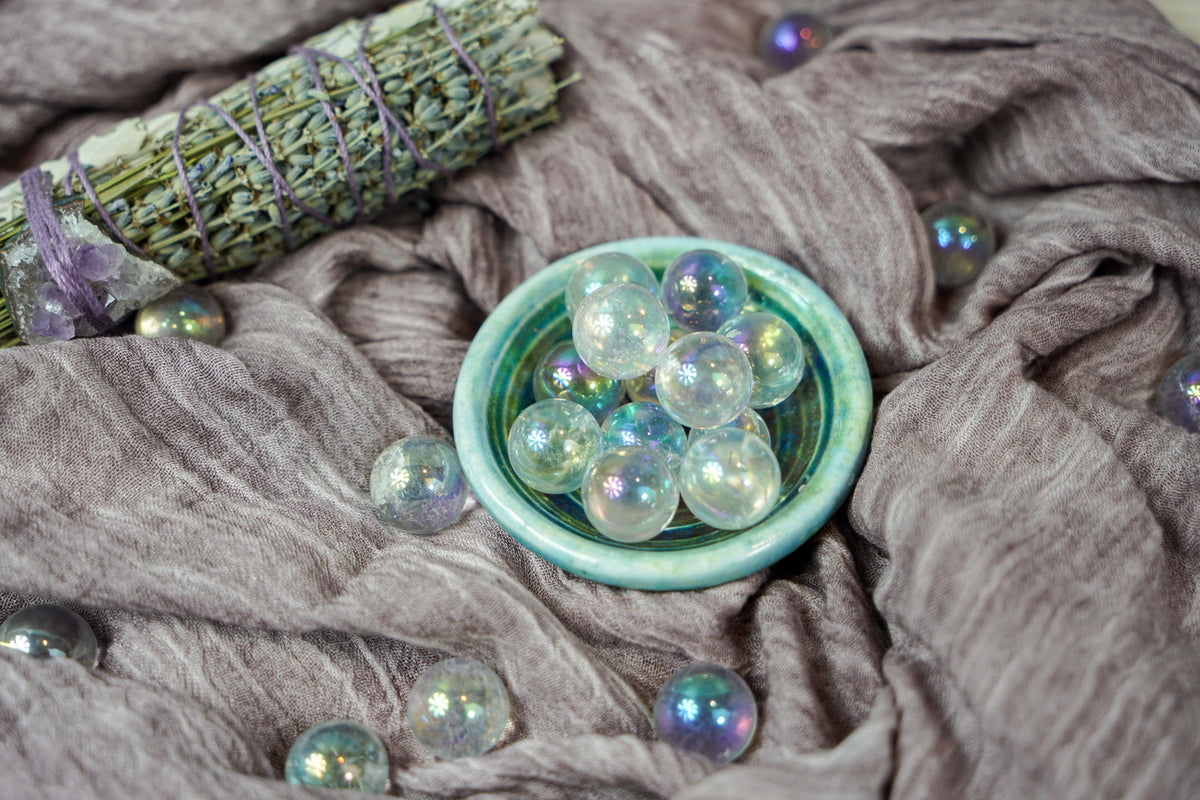 Angel Aura Quartz Mini Spheres for Angelic Connection