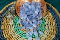 Tumbled Blue Chalcedony for Soothing & Support