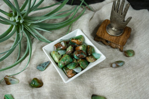 Tumbled Chrysoprase for Compassion & Self-Reliance