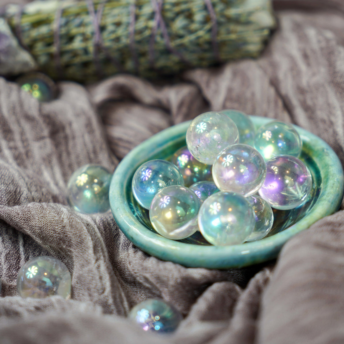 Angel Aura Quartz Mini Spheres for Angelic Connection