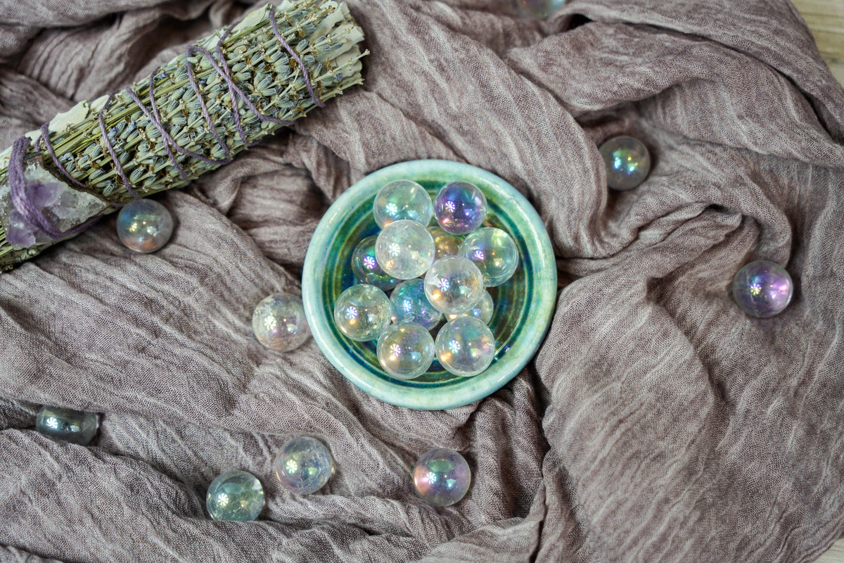 Angel Aura Quartz Mini Spheres for Angelic Connection