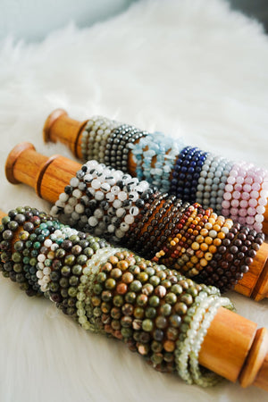 Gemstone Stretch Bracelets - Various Styles of Crystals