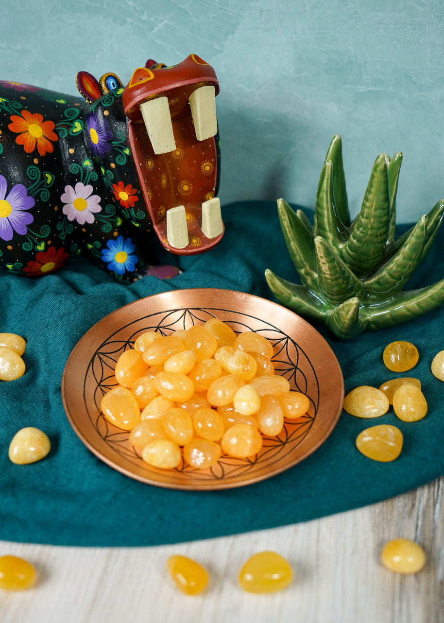 Tumbled Orange Calcite for Motivation & Soul Purpose