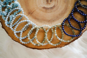 Gemstone Stretch Bracelets - Various Styles of Crystals