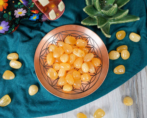 Tumbled Orange Calcite for Motivation & Soul Purpose