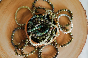 Gemstone Stretch Bracelets - Various Styles of Crystals