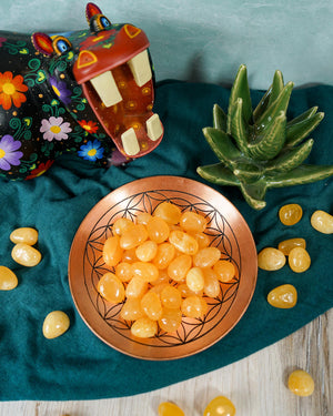 Tumbled Orange Calcite for Motivation & Soul Purpose