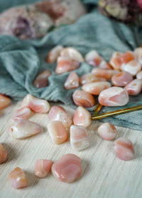 Tumbled Apricot Botswana Agate for Peace in the Present Moment