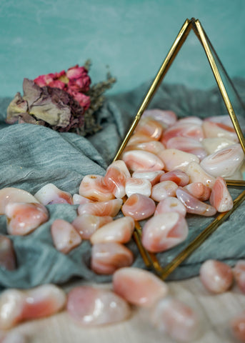 Tumbled Angelite for Gratitude & Angelic Connection