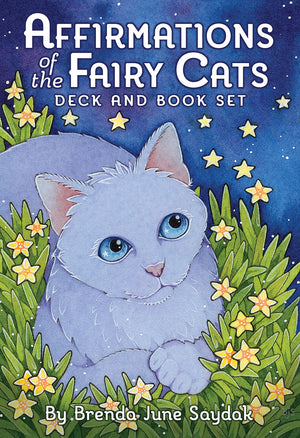 Affirmations of the Fairy Cats Deck and Book Set by Brenda June Saydak