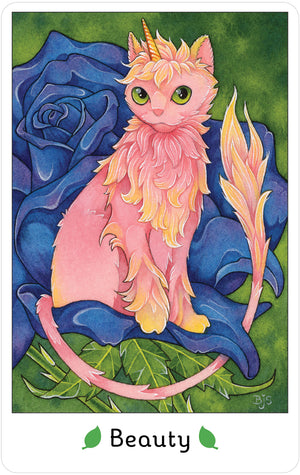 Affirmations of the Fairy Cats Deck and Book Set by Brenda June Saydak