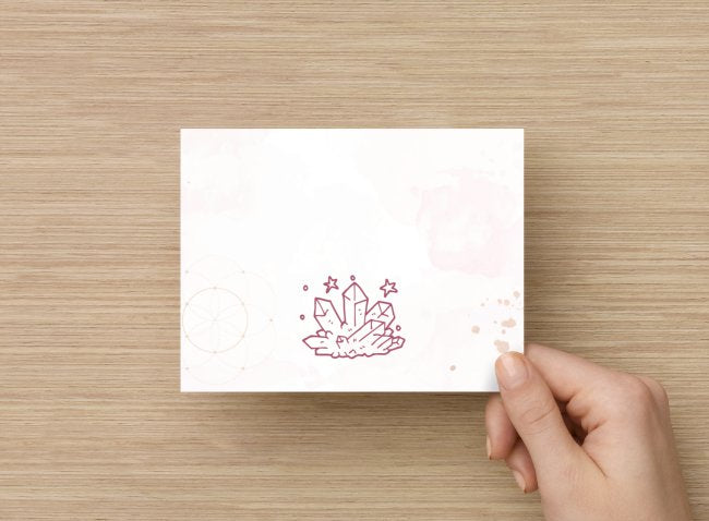 [CRYSTAL HEALER TOOLS] Client Thank You Cards (Pack of 12 with Envelopes)