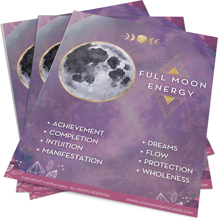 [FREE DOWNLOAD] Full Moon Guidebook & Coloring Page